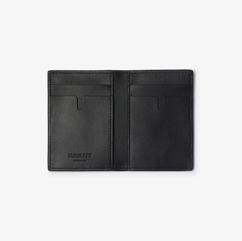 EKD Folding Card Case in Black - Men | Burberry® Official