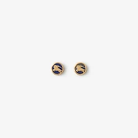 Knight Coin Earrings in Gold/blue - Women | Burberry® Official