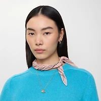 Check Silk Chiffon Scarf in Bow pink | Burberry® Official