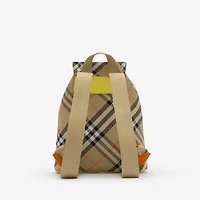 Duck Check Backpack in Sand beige - Children | Burberry® Official