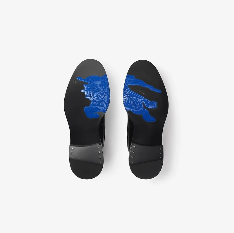 Leather Manor Jodhpur Boots in Black - Men | Burberry® Official