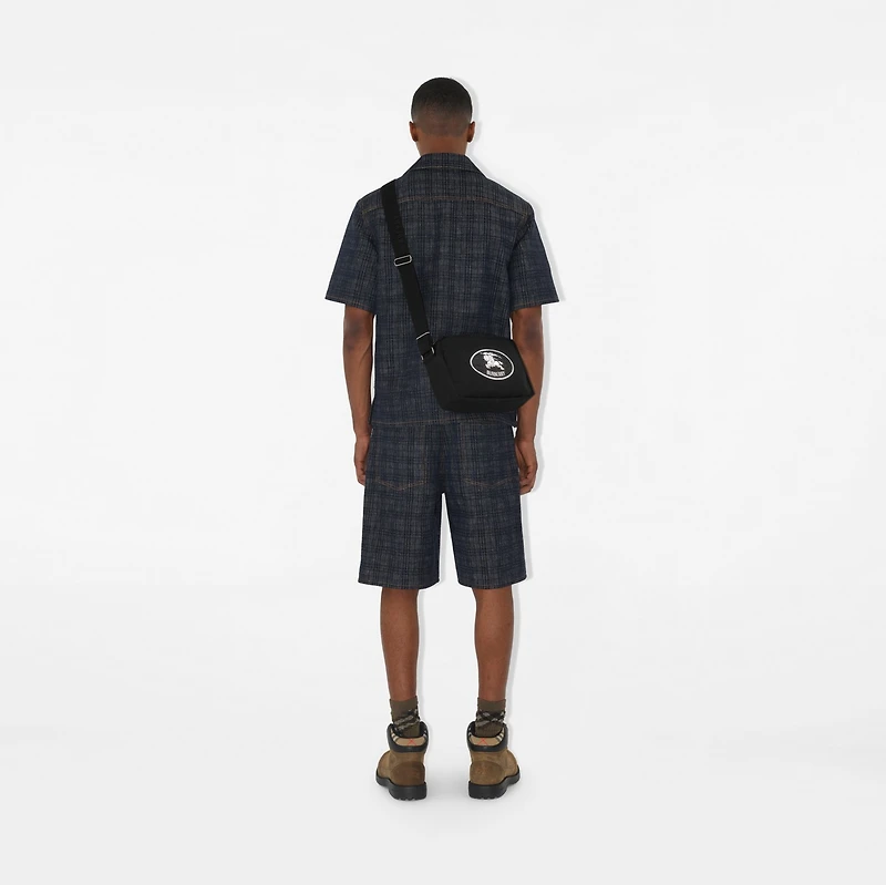 Orkney Crossbody Bag in Black - Men, Nylon, Technical | Burberry® Official