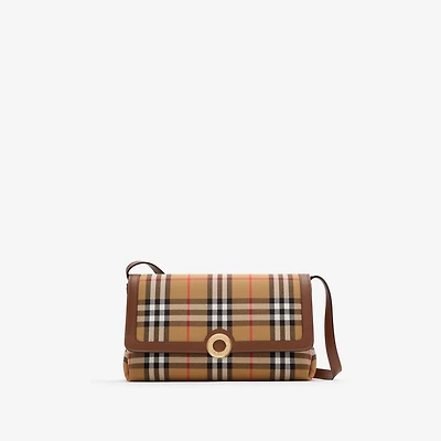 Check Clutch in Antique yellow - Women | Burberry® Official