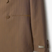 Wool Tailored Jacket in Tawny - Men | Burberry® Official