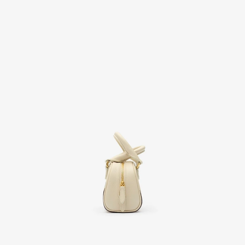 Mini Highlands Bowling Bag​ in Light beige - Women | Burberry® Official