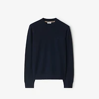 Cashmere Blend Sweater in Navy - Men | Burberry® Official