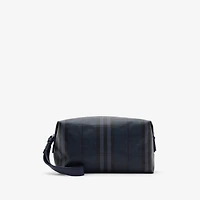 Highlands Travel Pouch in Navy - Men | Burberry® Official