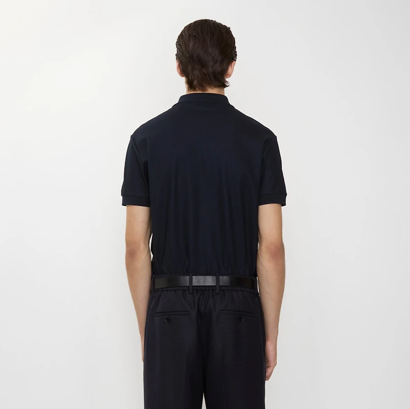 Metal EKD Cotton Polo Shirt in Navy blue - Men | Burberry® Official
