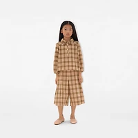 Leather Ballerinas in Plush - Children | Burberry® Official