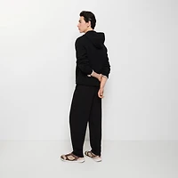 Wool Blend Track Pants in Black - Men, Cashmere | Burberry® Official