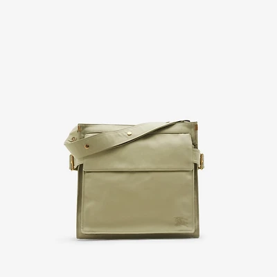 Medium Trench Tote in Hunter - Men, Cotton Gabardine | Burberry® Official