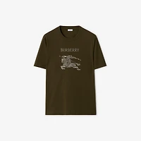 EKD Cotton T-shirt in Marsh green - Men | Burberry® Official