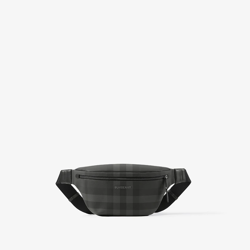 Cason Belt Bag in Charcoal - Men, Canvas | Burberry® Official