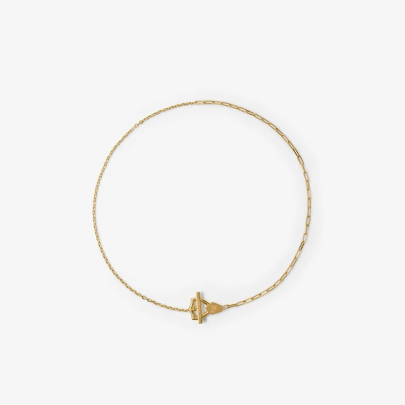 Shield Necklace in Gold - Women | Burberry® Official