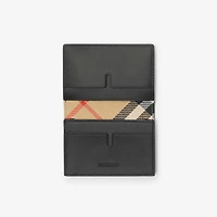 Knight Stamp Bifold Card Case​ in Black - Men, Leather | Burberry® Official