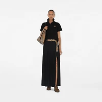 Cotton Polo Shirt in Black - Women | Burberry® Official