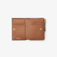 Small Check Bifold Wallet in Archive beige - Women | Burberry® Official