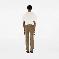 Corduroy Trousers in Puddle beige - Men, Cotton | Burberry® Official