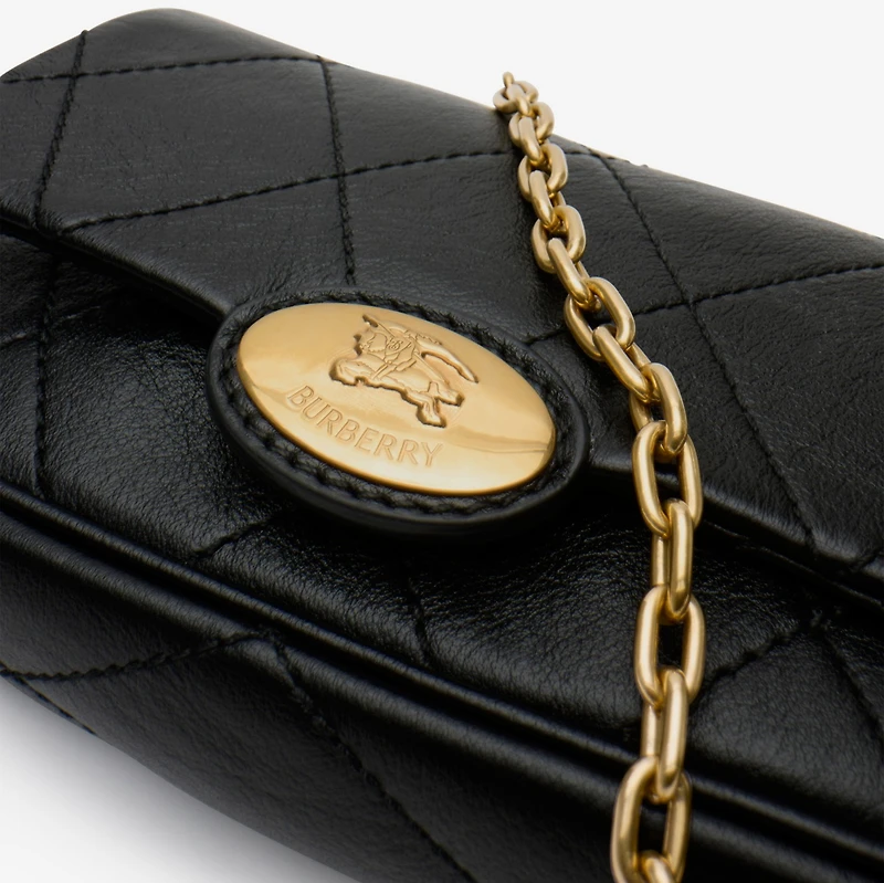 Strand Clutch in Black - Women, Leather | Burberry® Official