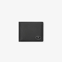 Slim Knight Stamp Bifold Wallet​ in Black - Men, Leather | Burberry® Official