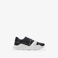 Check Sneakers in Storm blue - Men | Burberry® Official