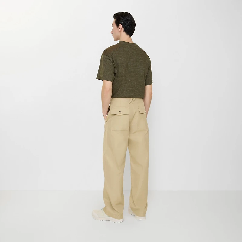 Gabardine Trousers in Dune beige - Men | Burberry® Official