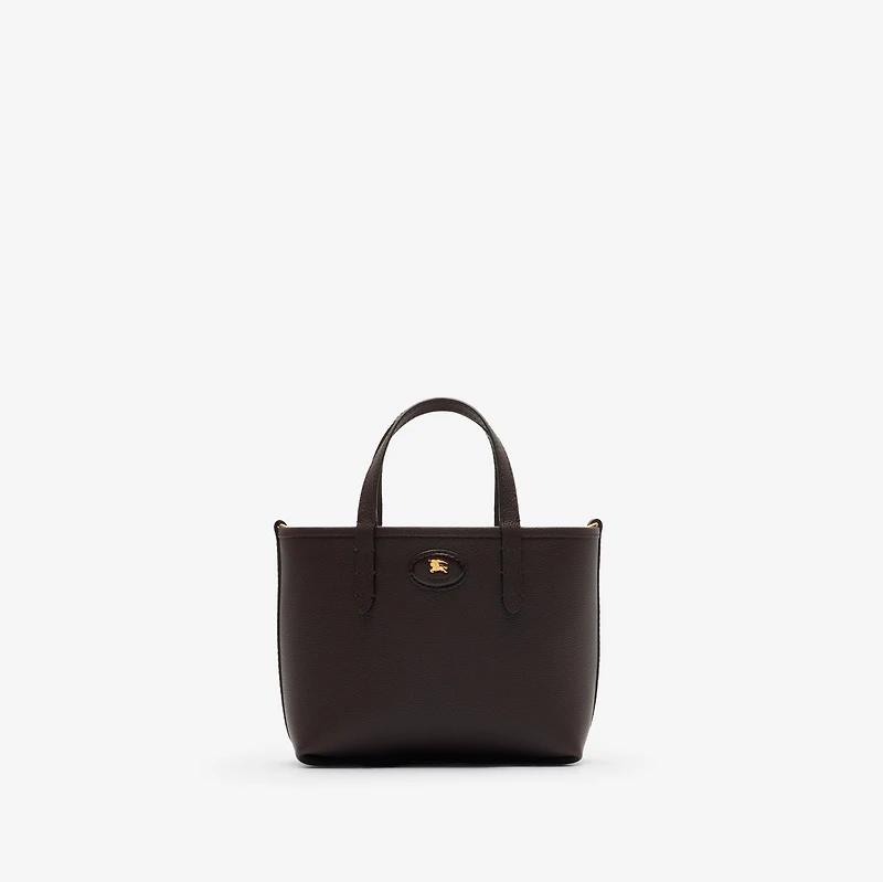 Mini Reversible Bloomsbury Tote​ in Peat brown/sand beige - Women | Burberry® Official