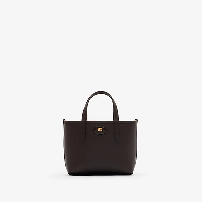 Mini Reversible Bloomsbury Tote​ in Peat brown/sand beige - Women | Burberry® Official