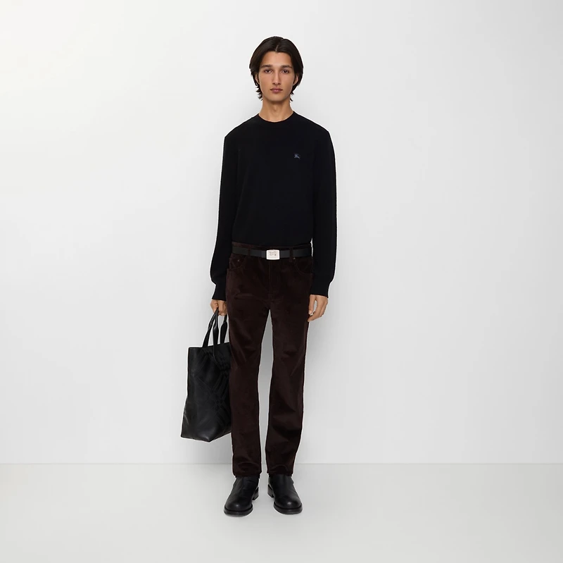 Corduroy Trousers in Clove brown - Men | Burberry® Official