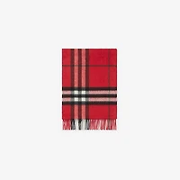 Check Cashmere Scarf in Post | Burberry® Official