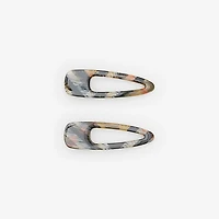 Small Check Hair Clips in Sand beige | Burberry® Official
