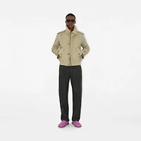 Cotton Nylon Jacket in Hunter beige - Men | Burberry® Official