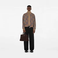 Rocking Horse Tote​ in Dark brown