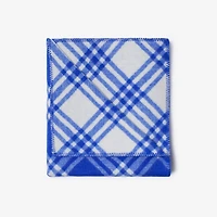 Check Wool Blanket in Knight | Burberry® Official