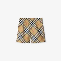 Check Swim Shorts in Sand | Burberry® Official