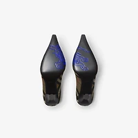 Check Cameo High Pumps​ in Brush brown - Women | Burberry® Official