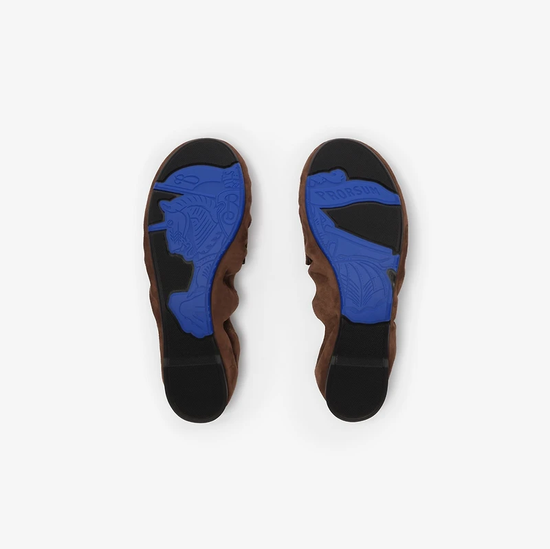 Suede Fawn Loafers in Hazel brown - Women | Burberry® Official