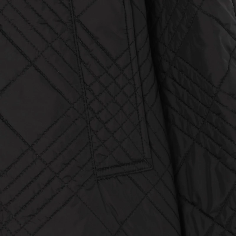 Quilted Nylon Tiffield Jacket in Black - Women | Burberry® Official