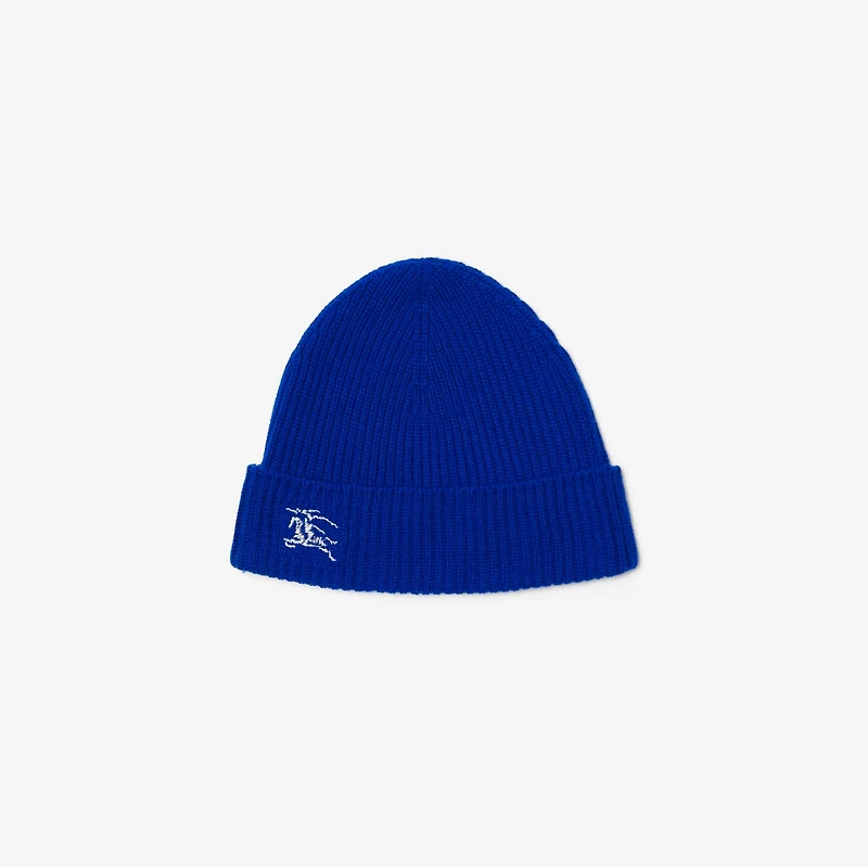 Ribbed Cashmere Beanie in Knight - Men | Burberry® Official