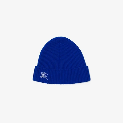Ribbed Cashmere Beanie in Knight - Men | Burberry® Official