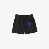 Nylon Shorts in Black - Women | Burberry® Official