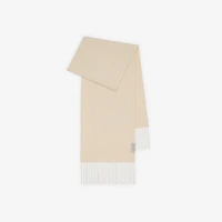 B Charm Cashmere Scarf in Chalk white | Burberry® Official