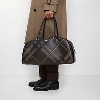 Extra Large Highlands Bowling Bag​ in Peat brown - Men | Burberry® Official