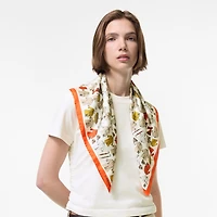 Trench Coat Silk Scarf in Vintage Sand beige | Burberry® Official
