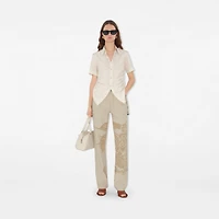 Regular Fit EKD Jeans in Rubble - Women, Cotton | Burberry® Official