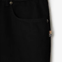 Slim Jeans in Black - Men, Cotton | Burberry® Official
