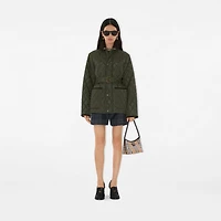Mini Highlands Shoulder Bag​ in Sand - Women, Cotton, Linen | Burberry® Official