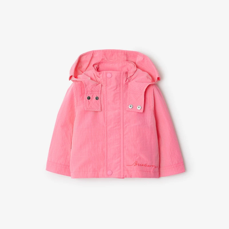 Logo Nylon Jacket in Blossom | Burberry® Official