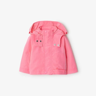 Logo Nylon Jacket in Blossom | Burberry® Official