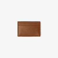 Cotswolds Folding Card Case in Hazel brown - Women | Burberry® Official